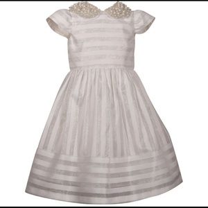 Bonnie Jean Pearl Collar Dress Worn Once